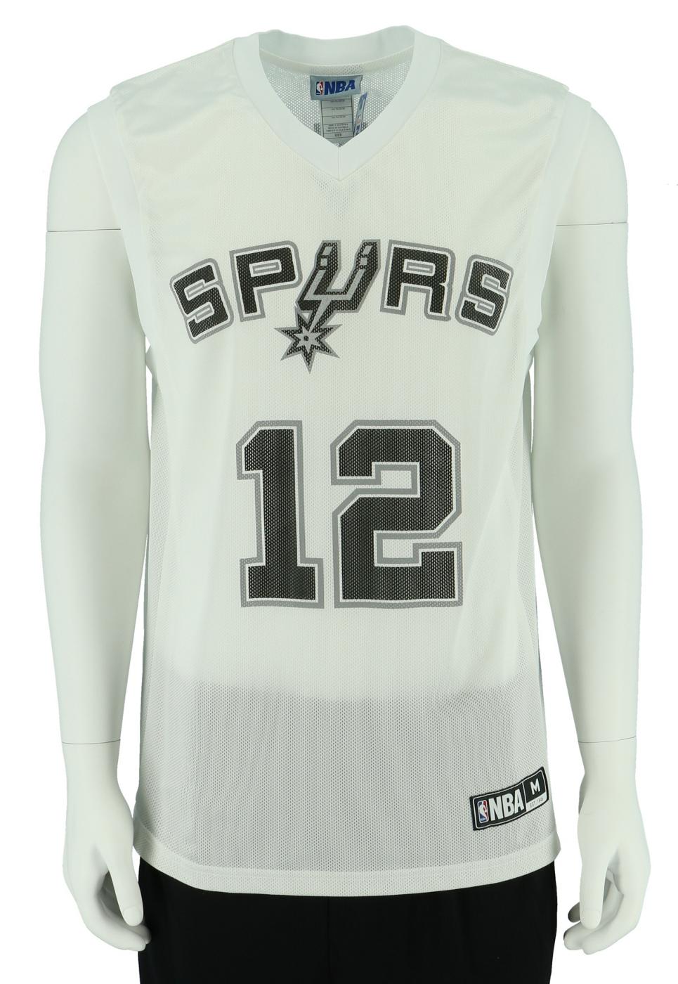 San Antonio Spurs #12 LaMarcus Aldridge, White Jersey; image 1 of 2