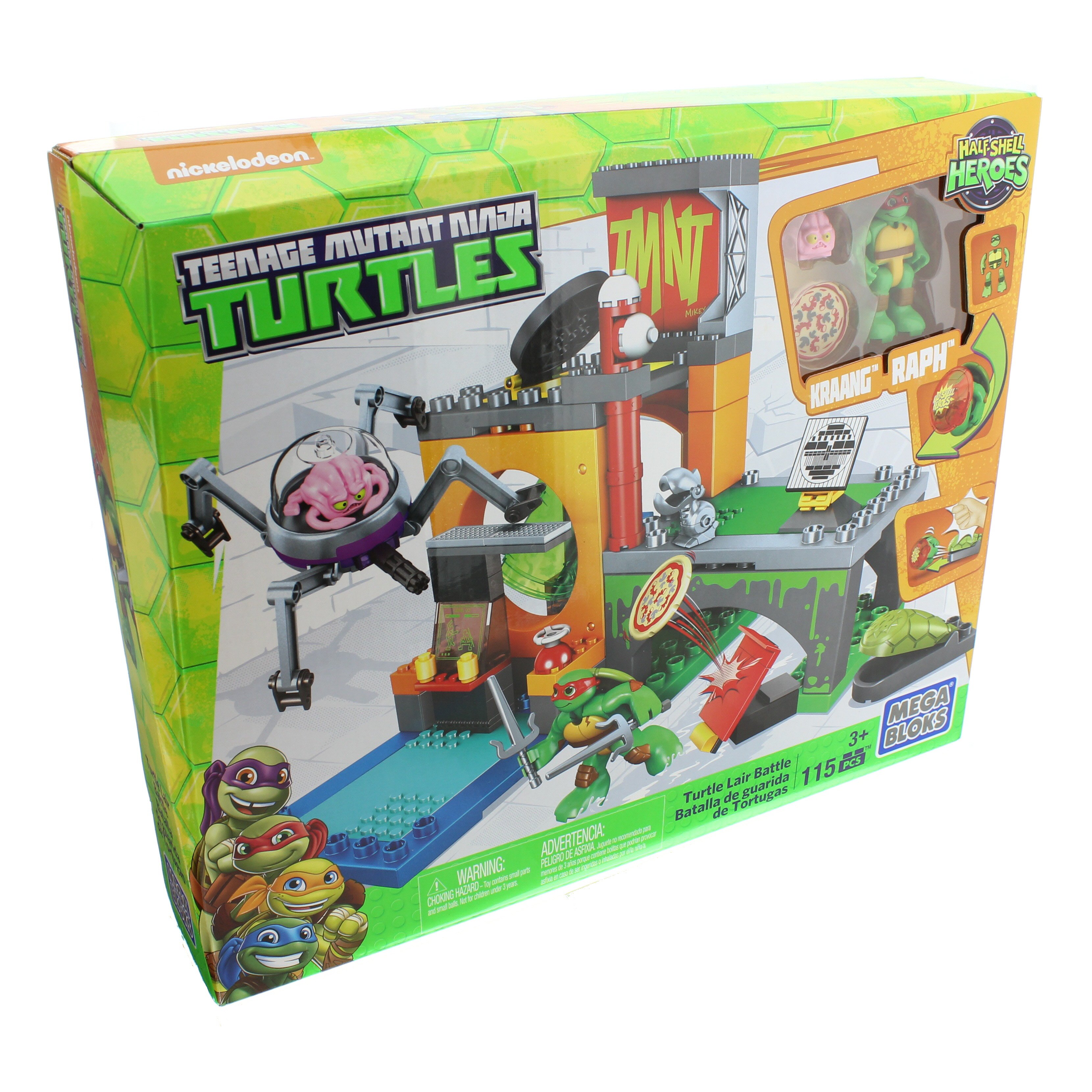 mega bloks teenage mutant ninja turtles sewer hideout construction set