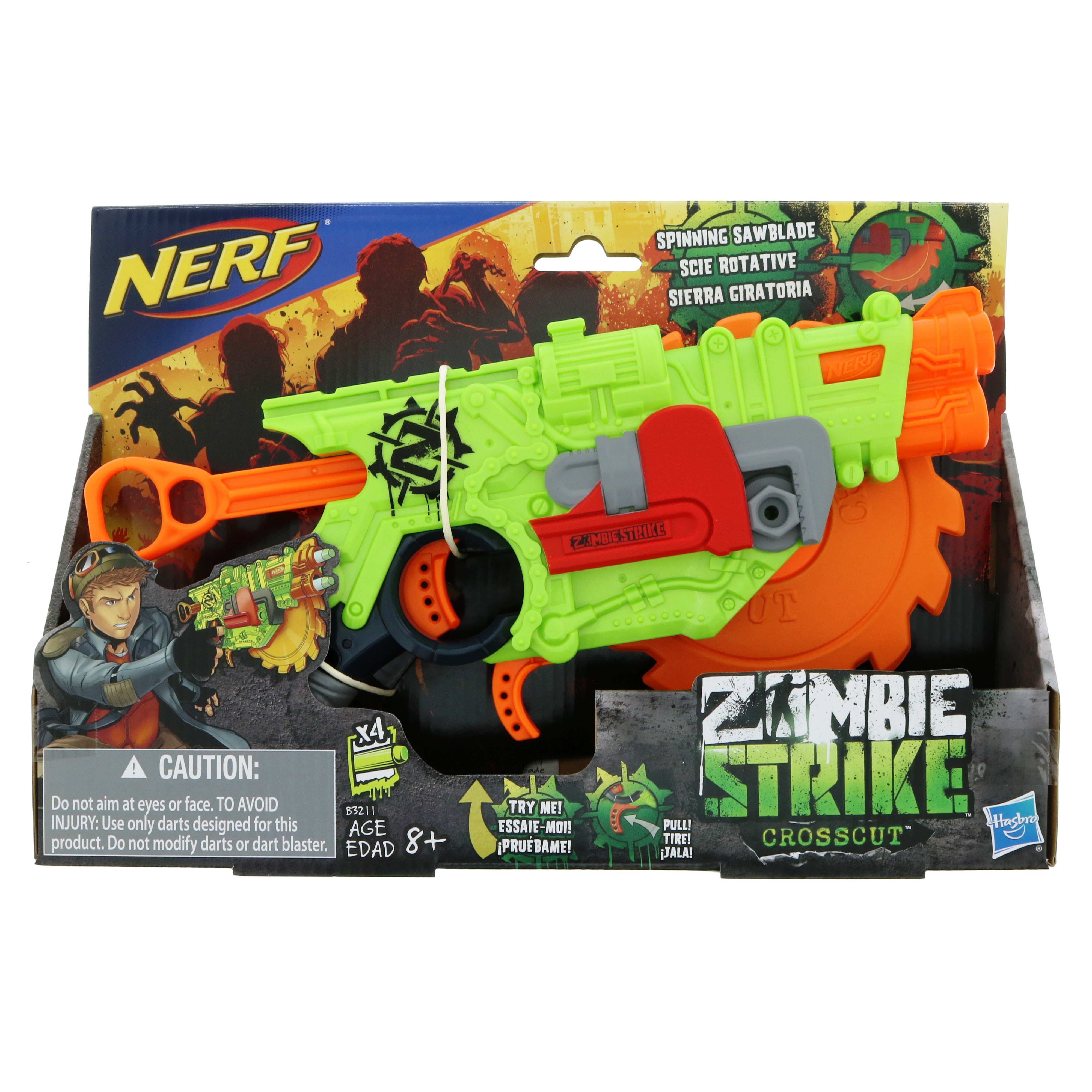 Nerf Zombie Strike Crosscut Blaster 