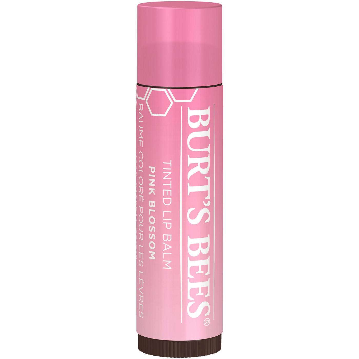 Burt's Bees Pink Blossom Tinted Lip Balm; image 1 of 13