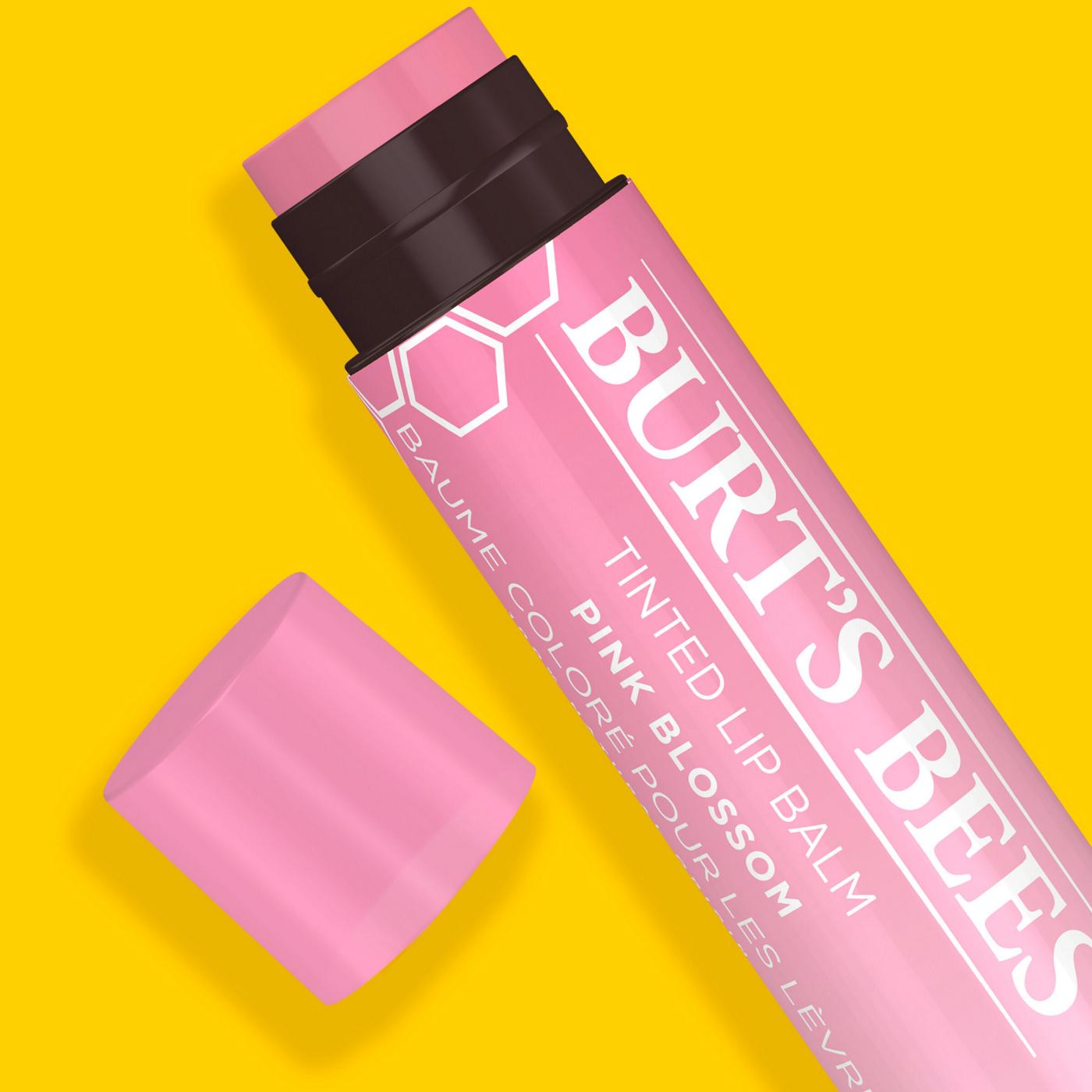 Burt's Bees Pink Blossom Tinted Lip Balm; image 9 of 13