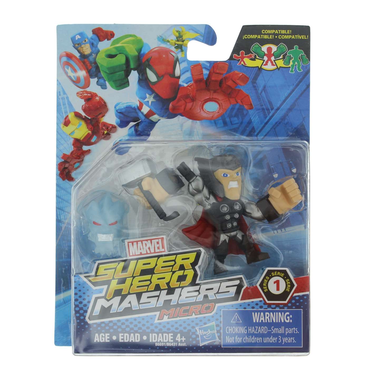 Hasbro Avengers Hero Masher Micro Assorted Characters; image 4 of 6