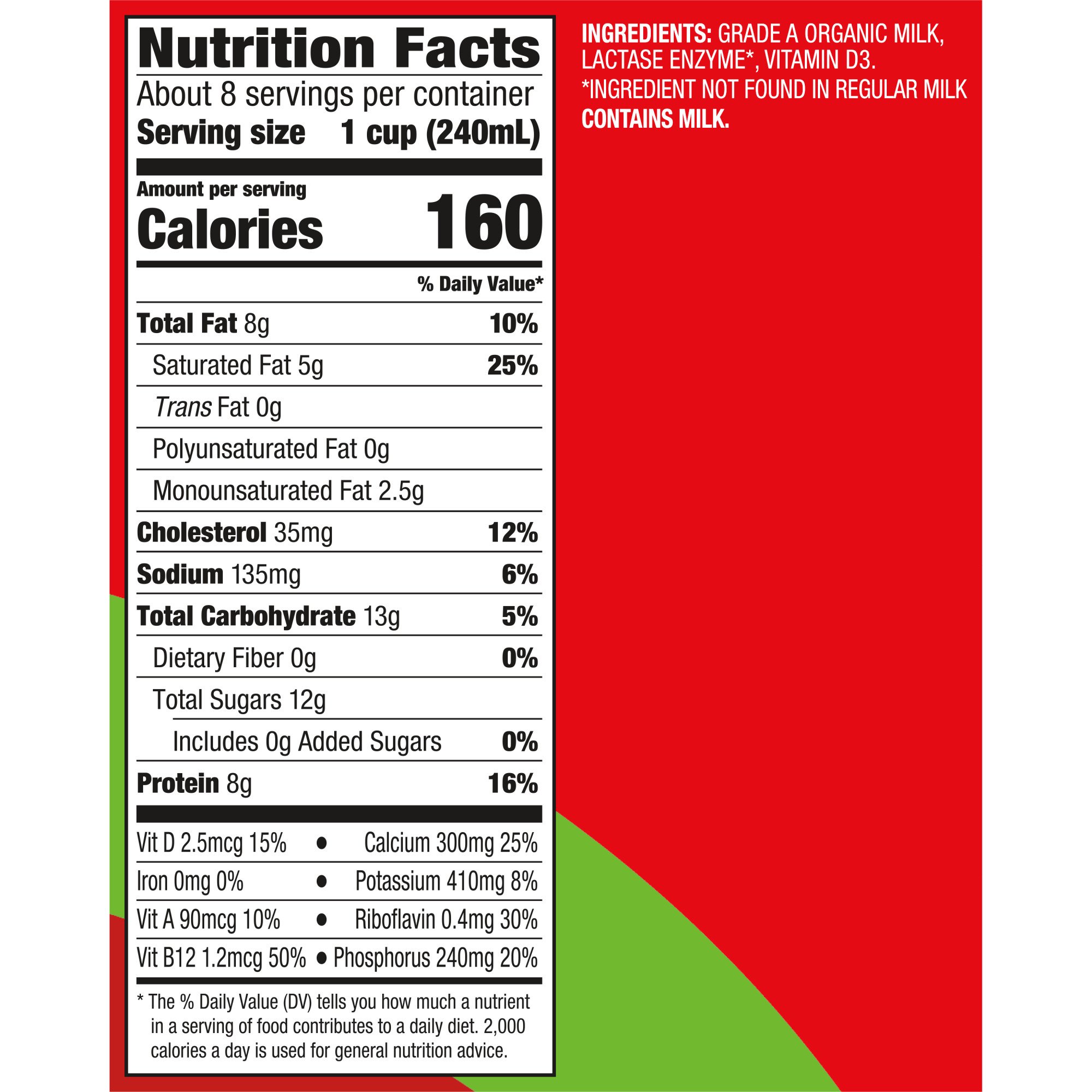 Horizon Organic Lactose Free Whole Milk - Shop Milk at H-E-B