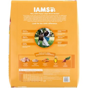 IAMS Proactive Health Puppy Food Large Breed Dry Dog Food - Real Chicken