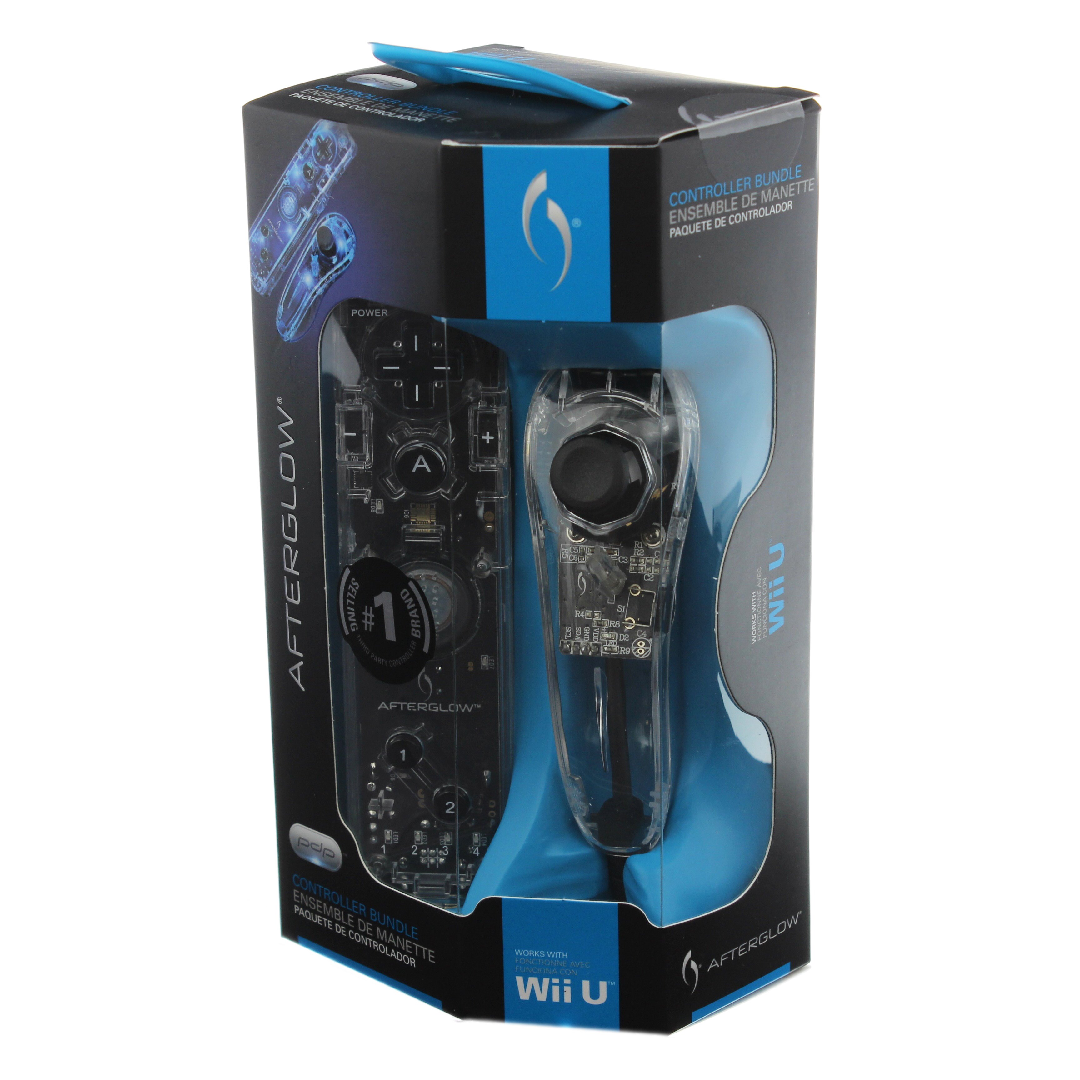 PDP Afterglow WiiU Controllers Motion & Nunchuk Bundle Shop at HEB