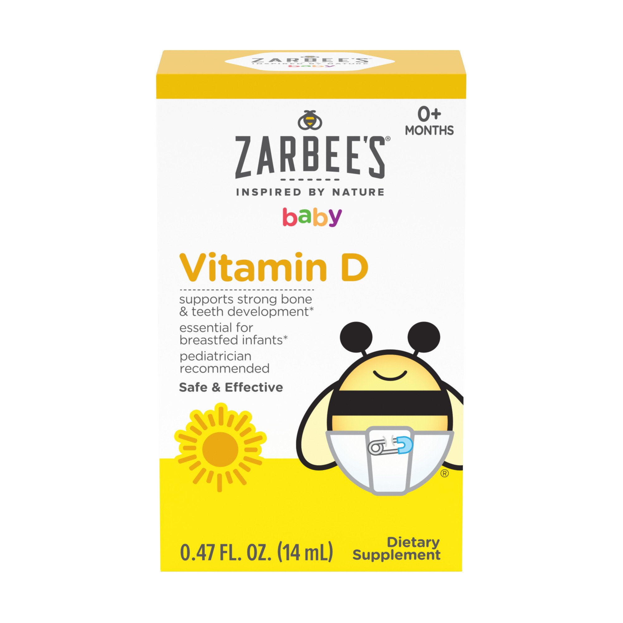 Zarbee's Baby Vitamin D Drops Shop Vitamins AZ at HEB