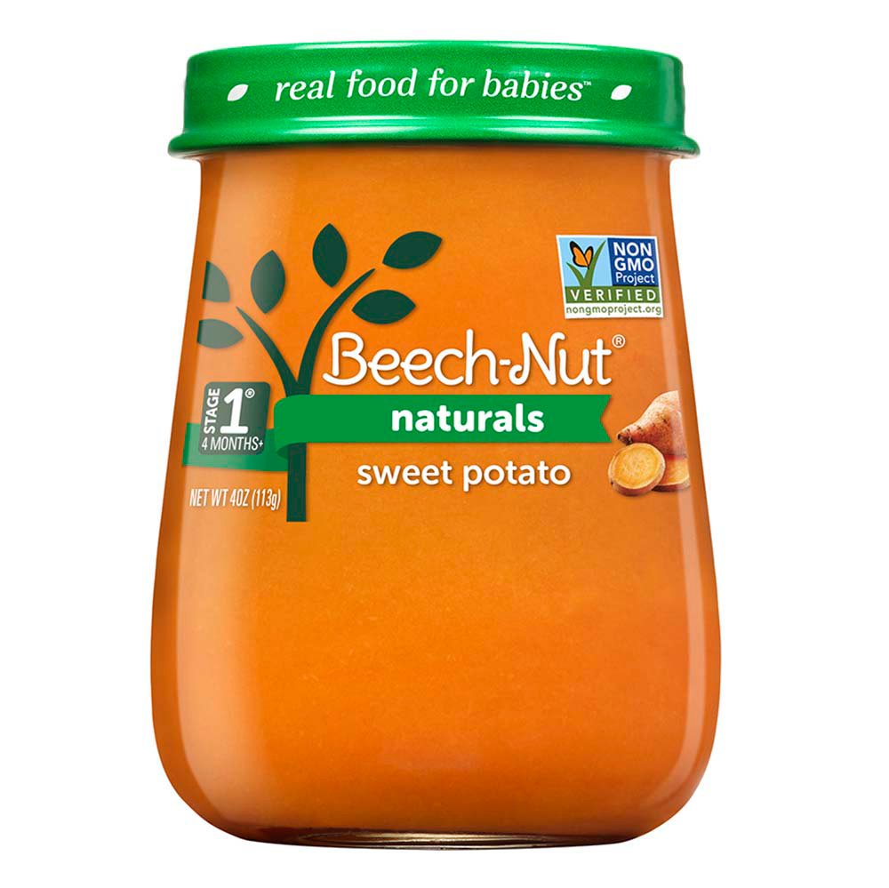 Beech Nut Naturals Stage 1 Sweet Potato Baby Food Jar Shop Baby Food At H E B