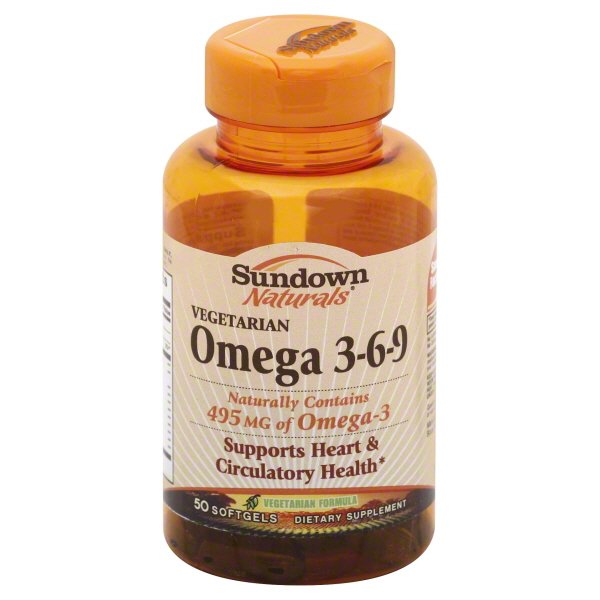 Sundown Naturals Vegetarian Omega 3 6 9 Shop Diet Fitness at H E B