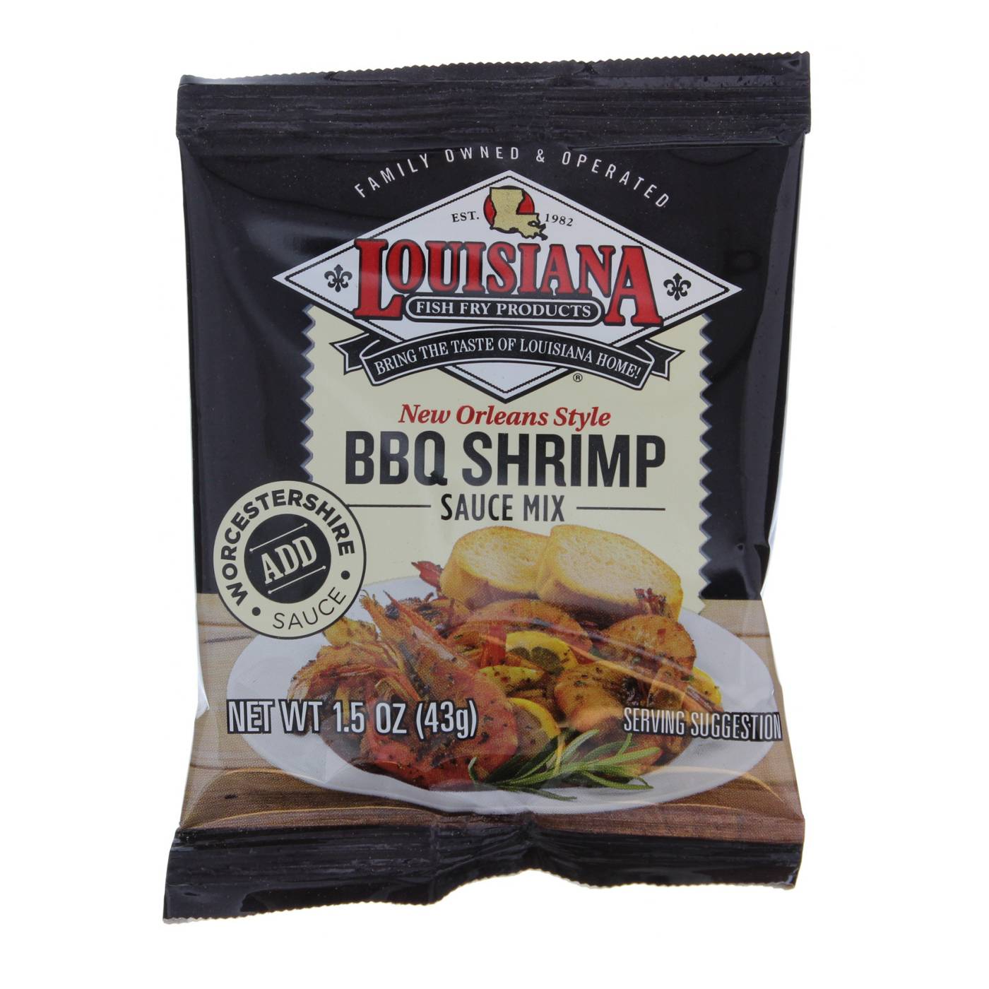 Louisiana Sauce Mix, BBQ Shrimp, New Orleans Style - 1.5 oz