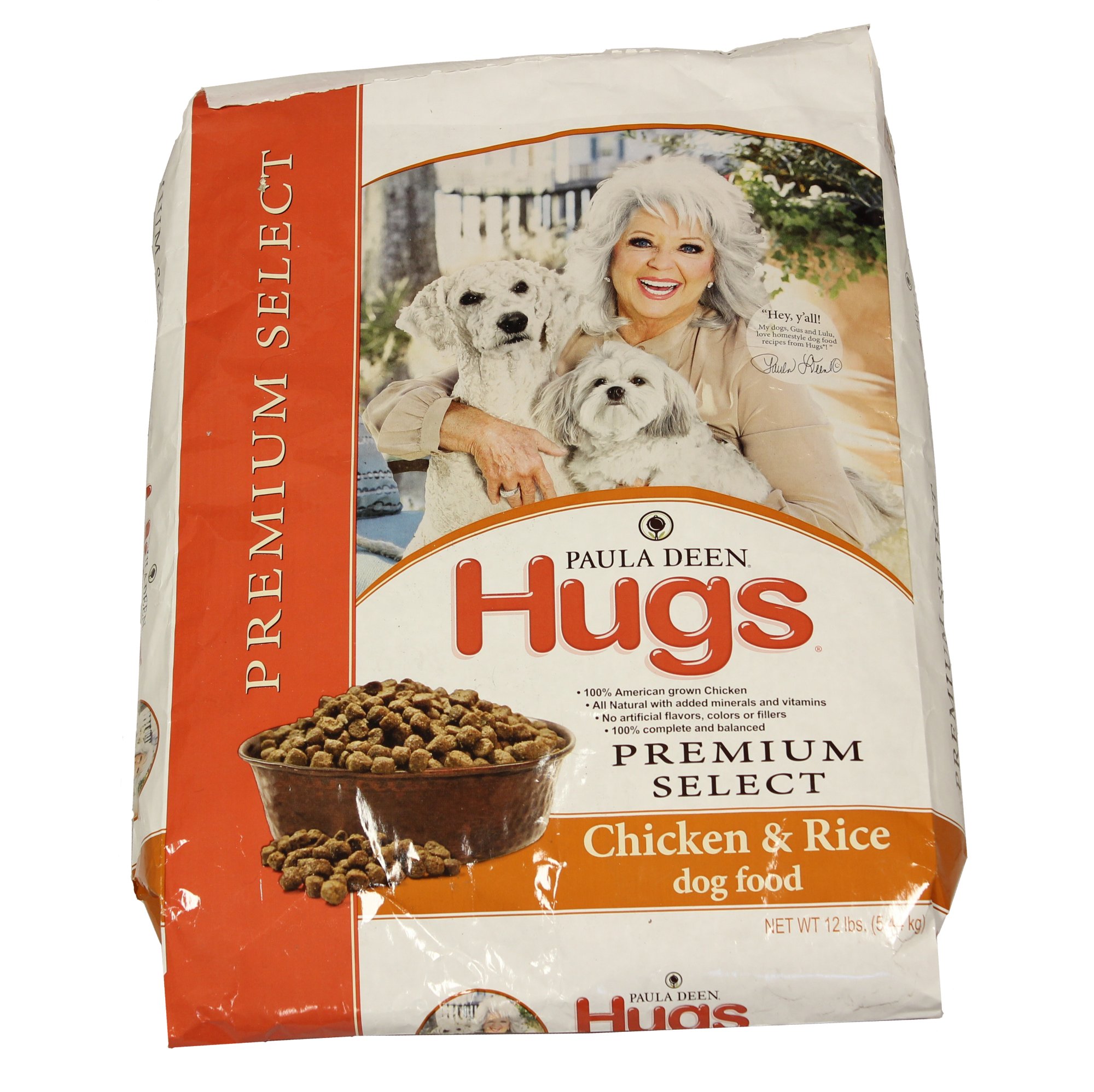 Paula Deen Hugs Premium Select Chicken Rice Dog Food