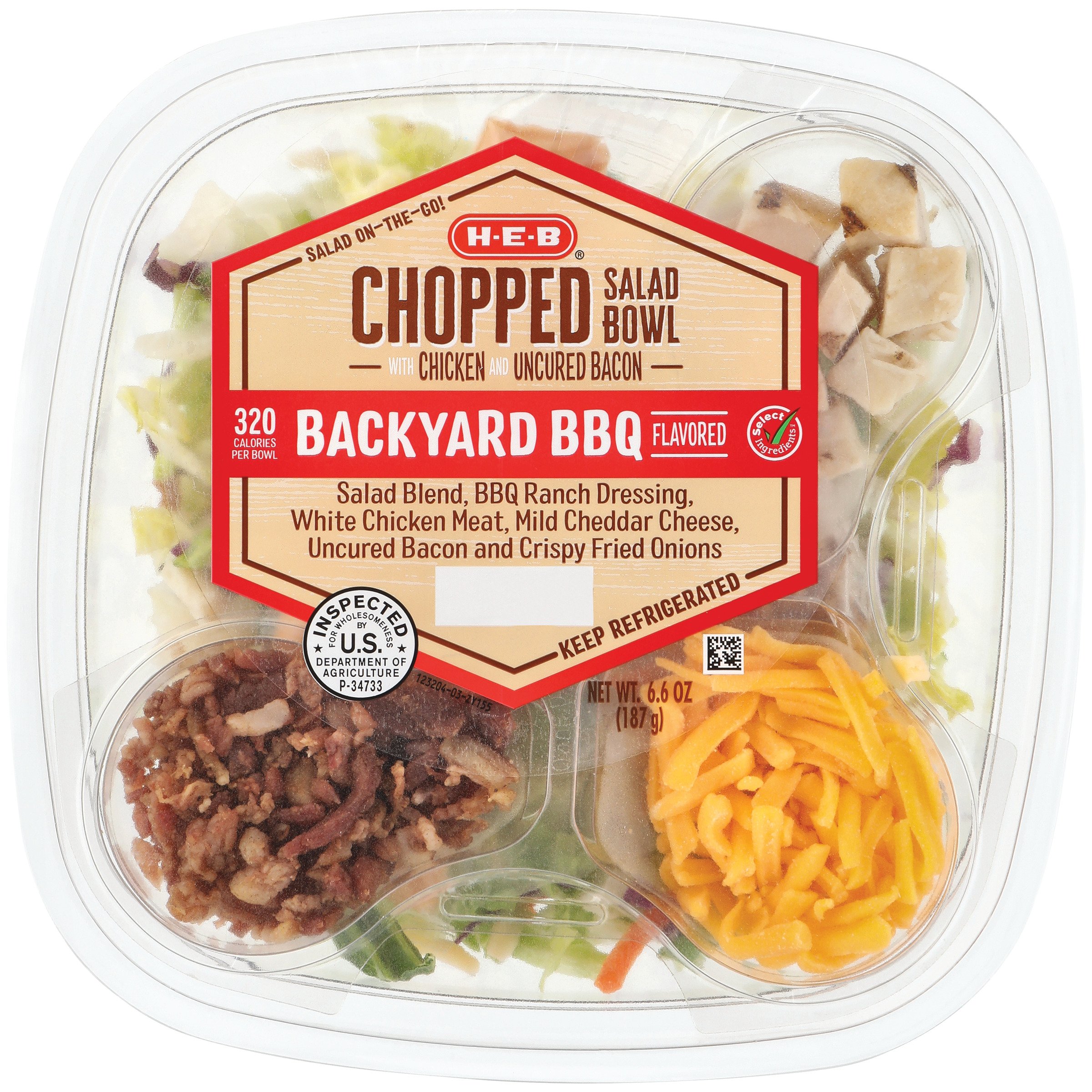 H-E-B Chopped Salad Bowl - Wedge Style