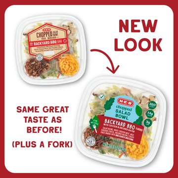 H-E-B Chopped Salad Bowl - Backyard BBQ