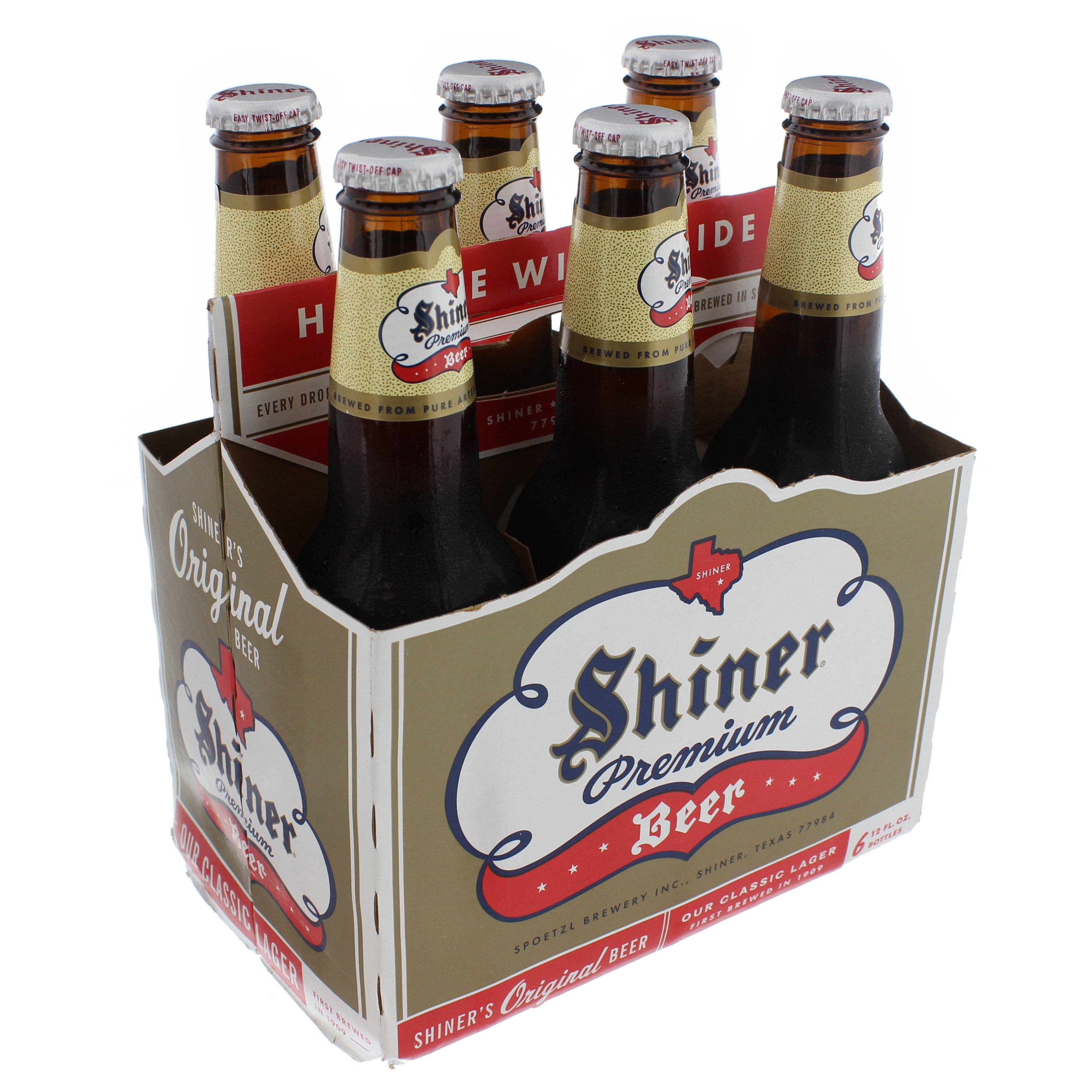 Collectible SHINER PREMIUM Beer Bottle Classic Throwback Spoetzl Brewery 