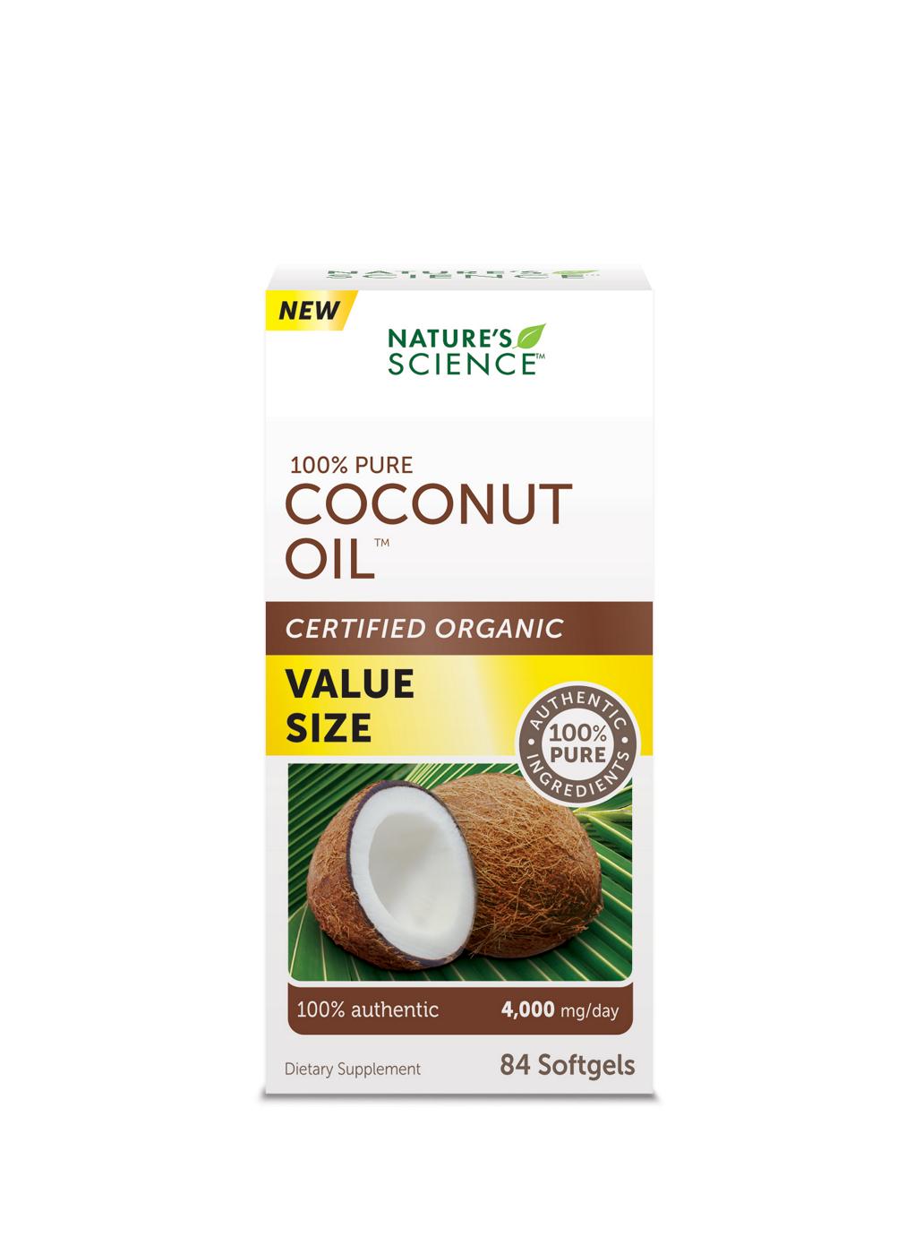 Nature's Science 100% Pure Coconut Oil; image 1 of 2