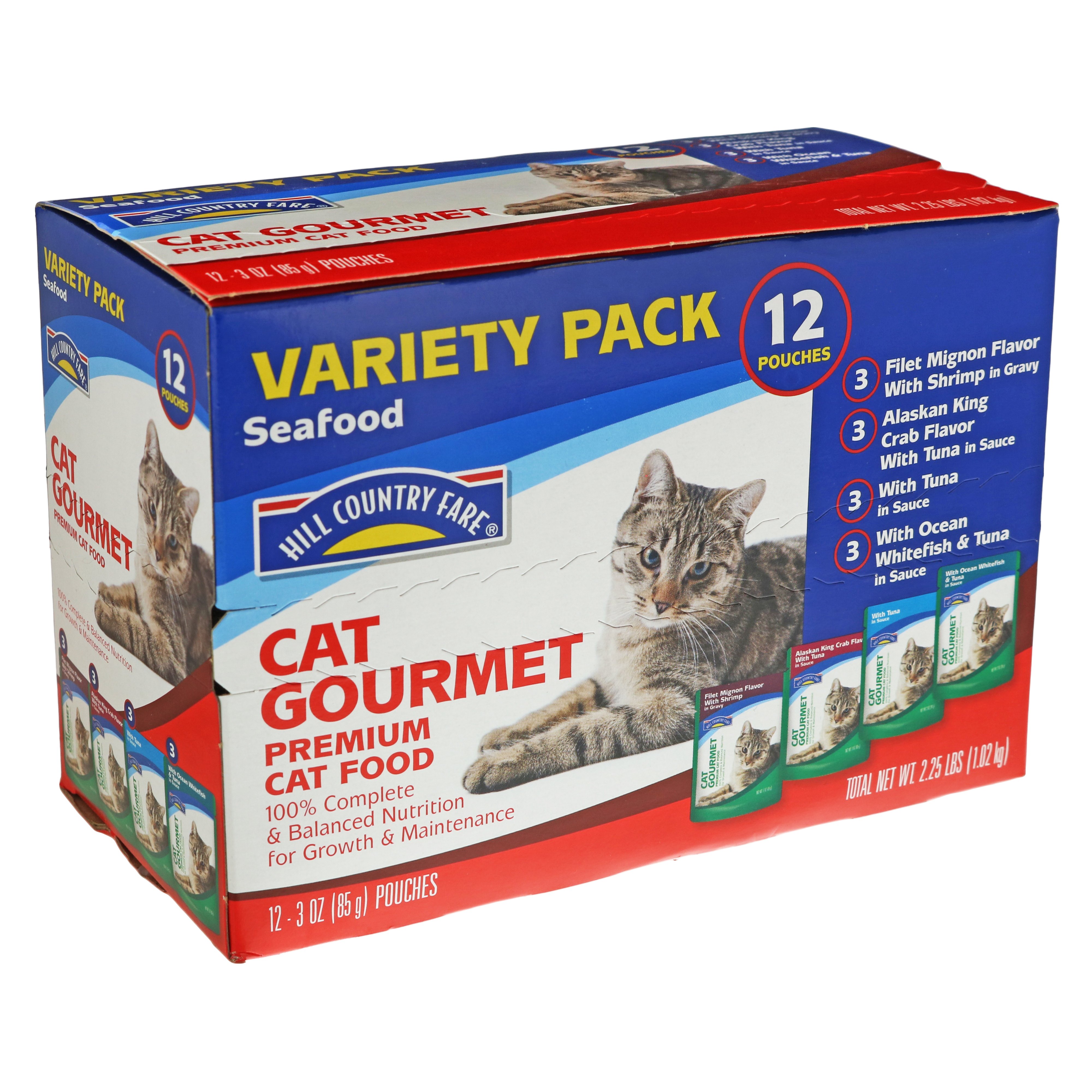 Hill Country Fare Cat Gourmet Seafood Cat Food Variety Pack Shop Food at HEB
