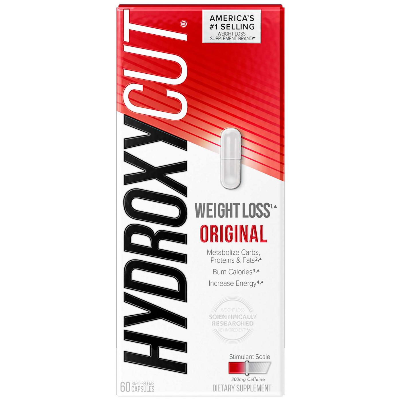 Hydroxycut Weight Loss Original Rapid-Release Caplets; image 1 of 4