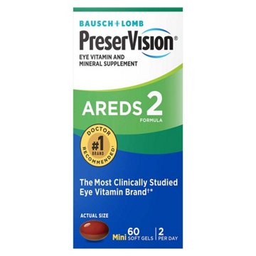 Bausch & Lomb PreserVision AREDS 2 Formula Softgels, 60 ct