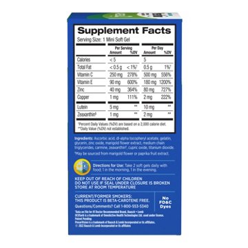 Preservision AREDS 2 Formula + Multivitamin Eye Vitamin with Lutein and Zeaxanthin Softgels, 60 ct