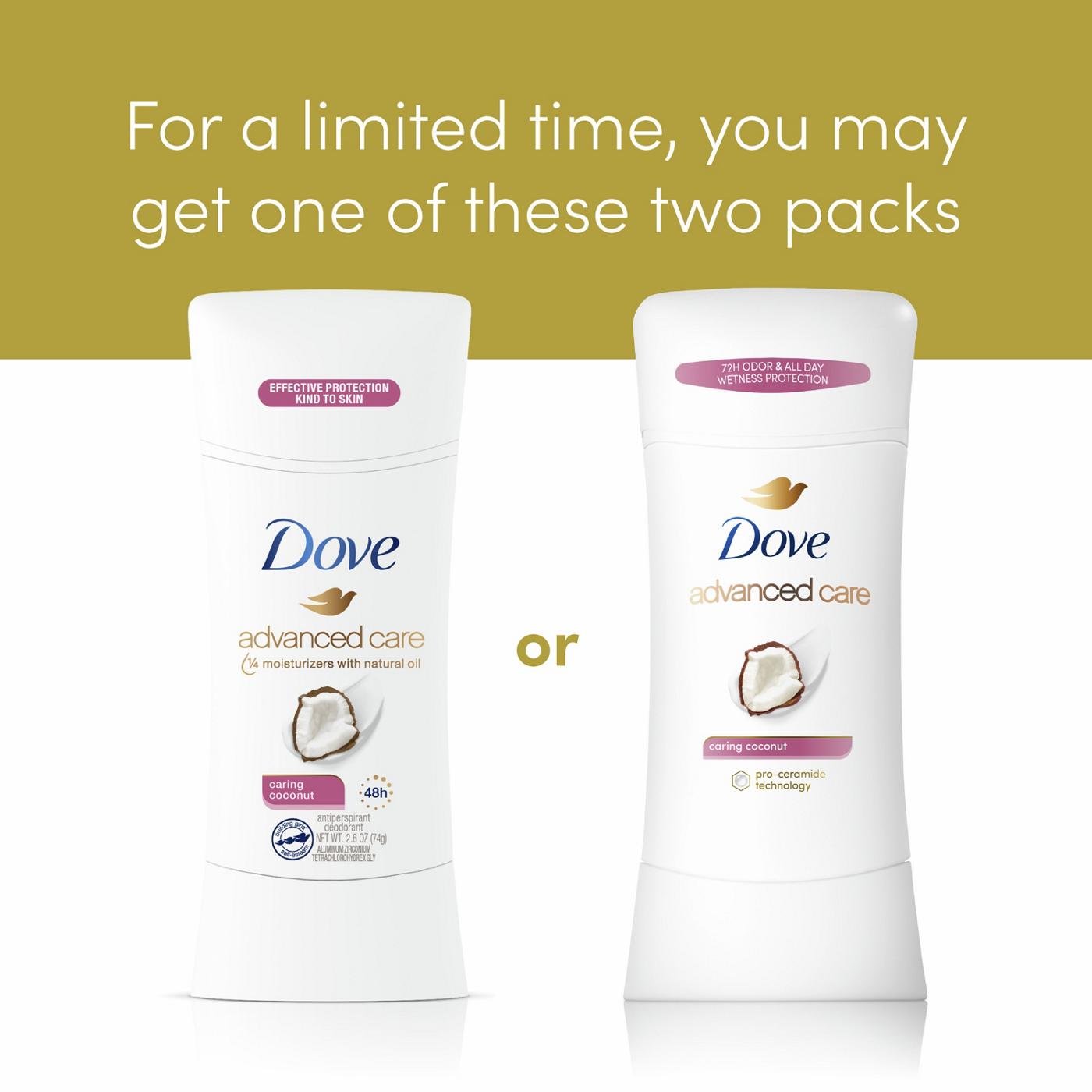 Dove Antiperspirant Deodorant Caring Coconut; image 2 of 4
