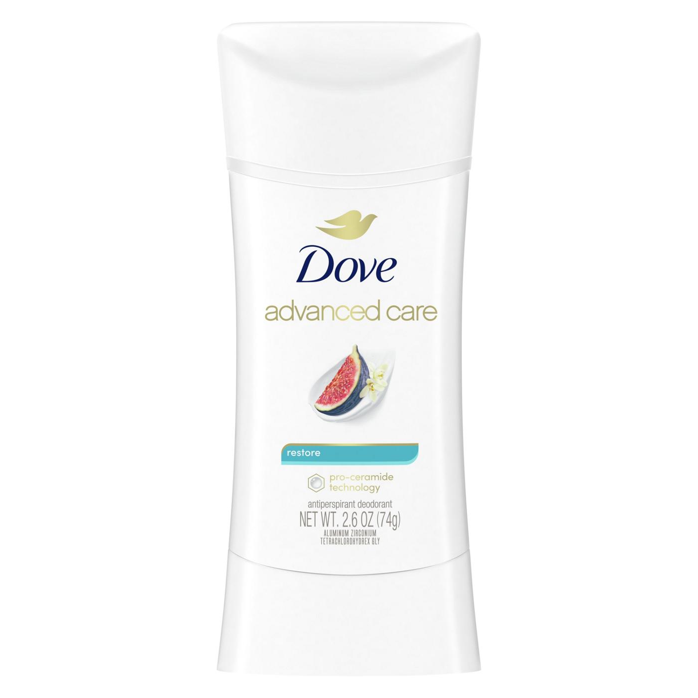 Dove Advanced Care Antiperspirant Deodorant Stick Restore; image 1 of 6