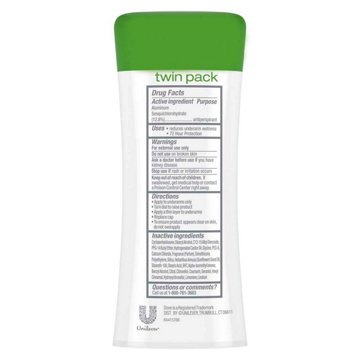 Dove Advanced Care Antiperspirant Solid Deodorant - Cool Essentials, 2.pk, 2.6 oz