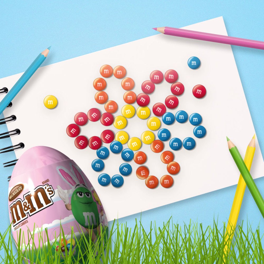 M&M's Milk Chocolate Minis Mega Tube Easter - Shop Candy at H-E-B