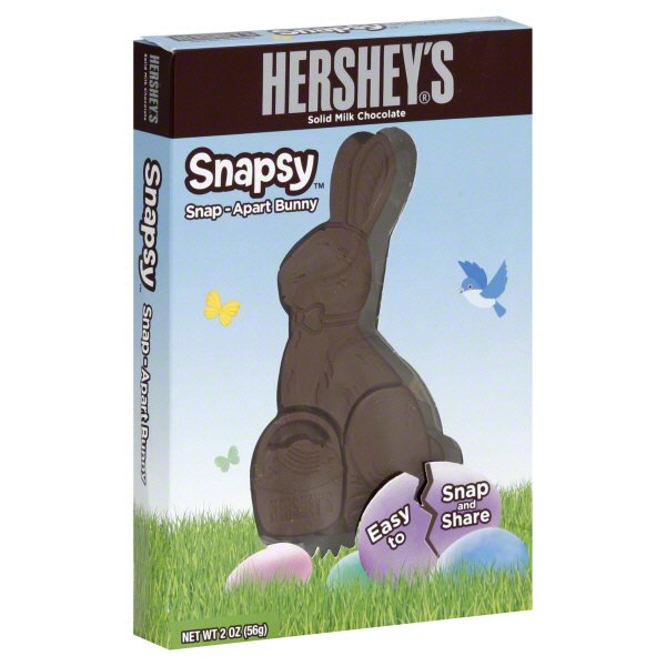 Hershey S Snapsy Milk Chocolate Bunny Shop Candy At H E B