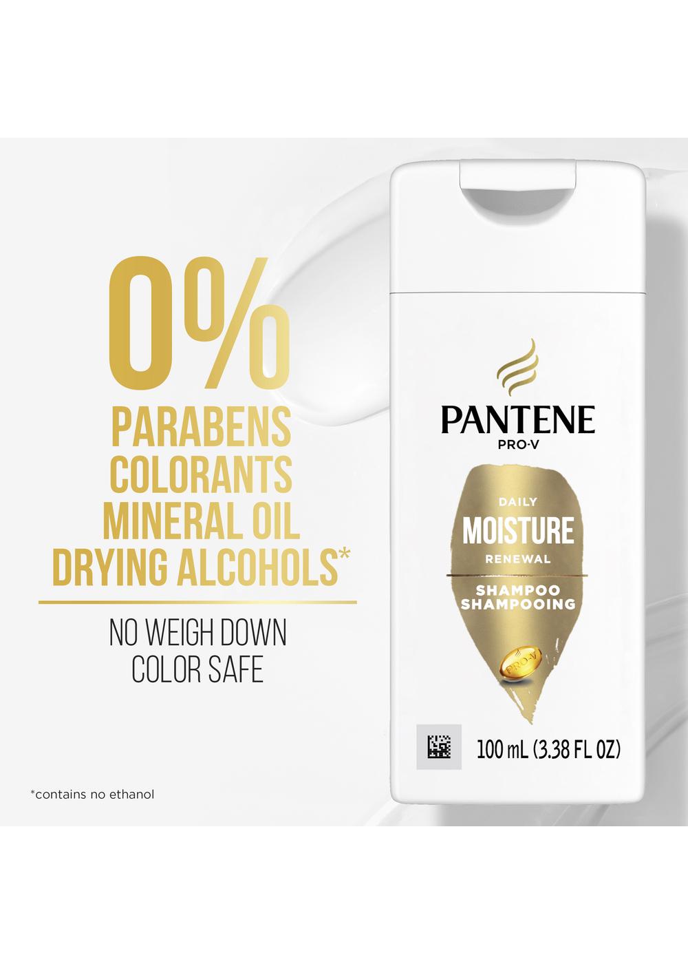 Pantene Pro-V Daily Moisture Renewal Shampoo - Travel Size; image 4 of 8