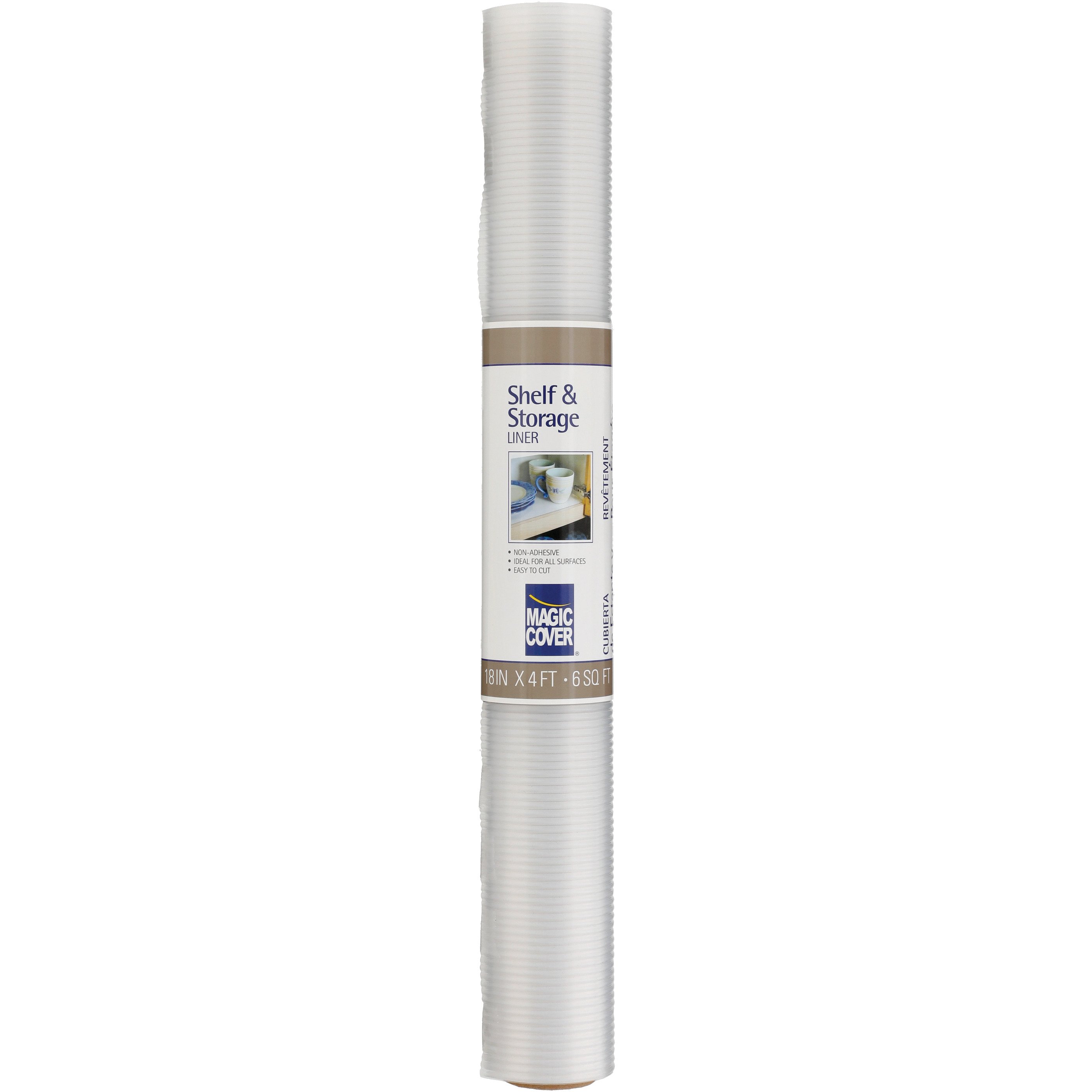 Kittrich Clear Ribbed Shelf Liner 18 X 4 Shop Shelf Liners at HEB