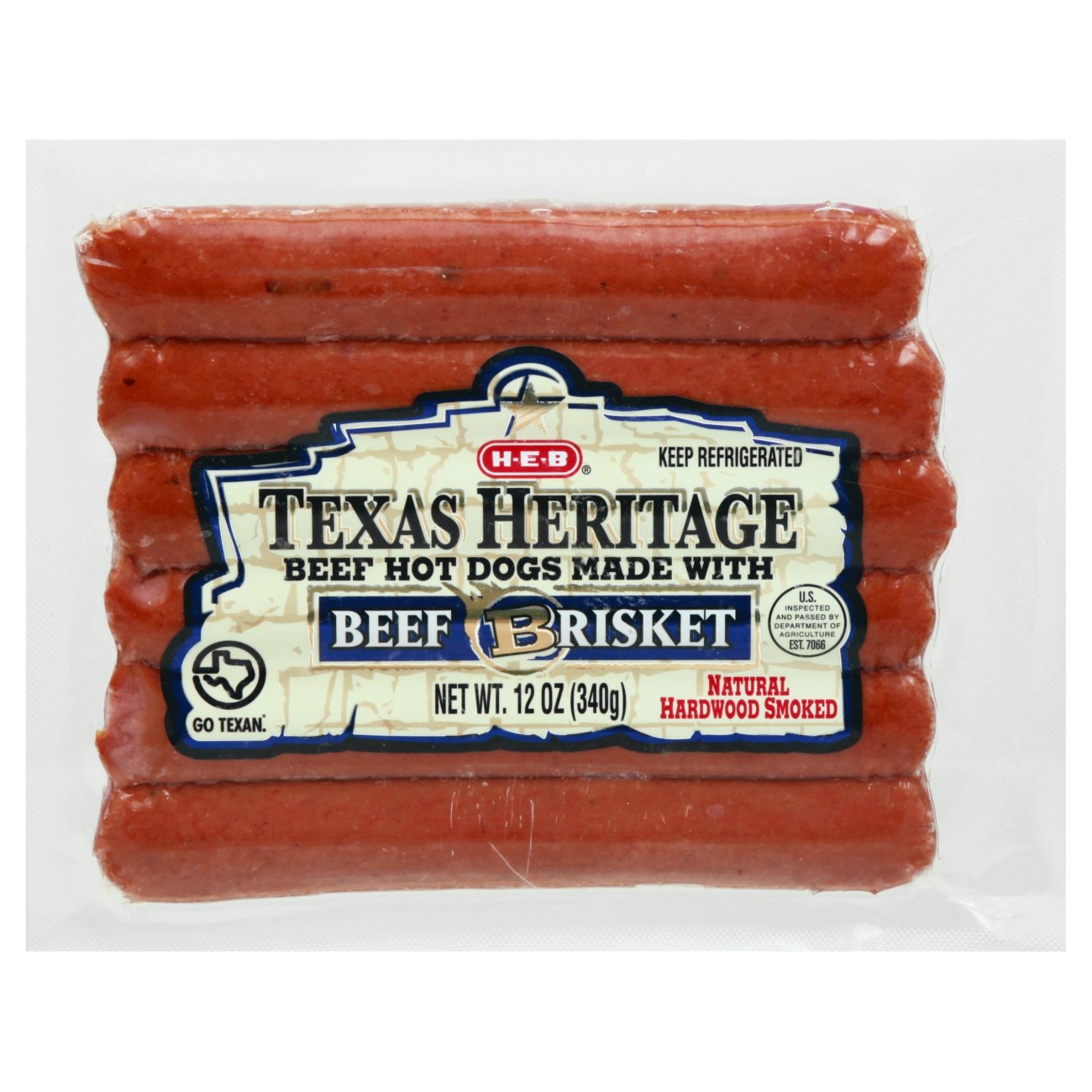 H-E-B Texas Heritage Hot Dogs Beef Brisket - Shop Hot Dogs at H-E-B