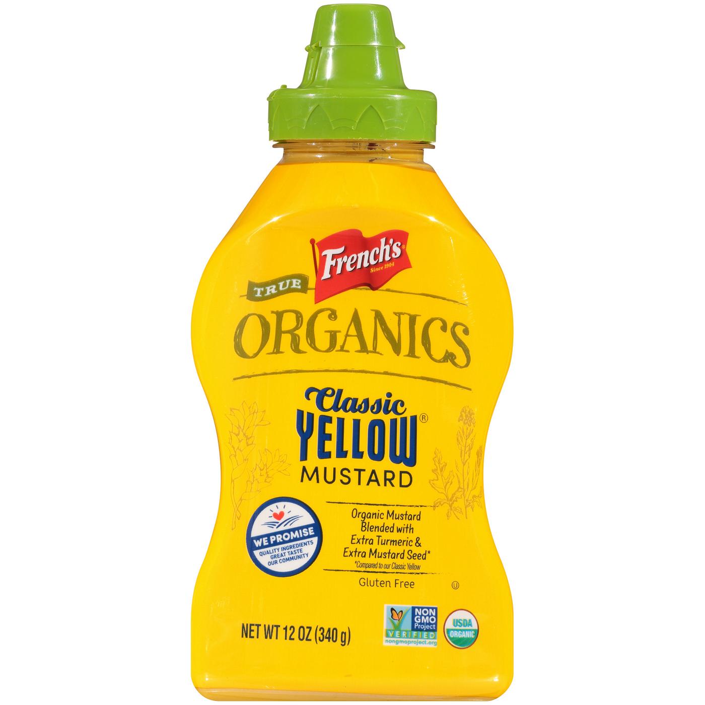 French's True Organics Classic Yellow Mustard; image 1 of 8