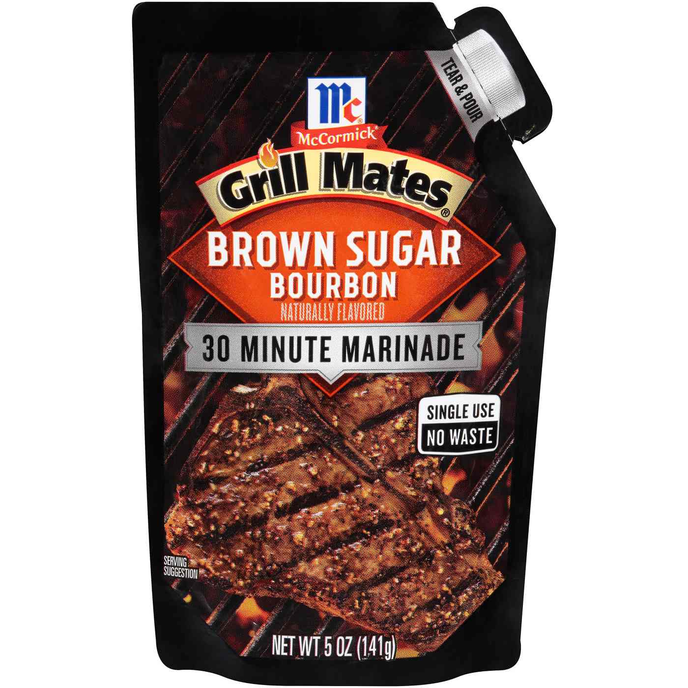McCormick Grill Mates Brown Sugar Bourbon Single Use Marinade; image 1 of 7