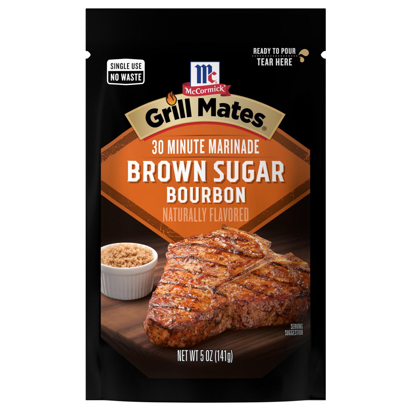 McCormick Grill Mates Brown Sugar Bourbon Single Use Marinade; image 1 of 7