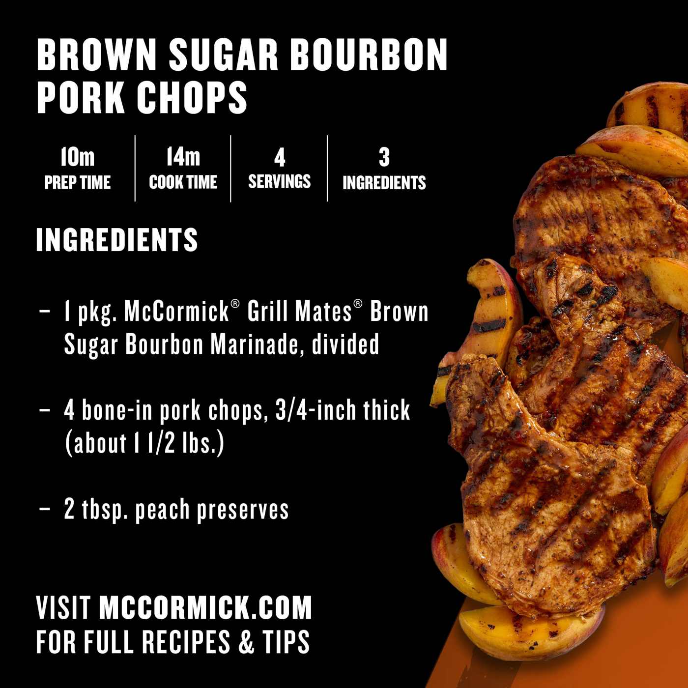 McCormick Grill Mates Brown Sugar Bourbon Single Use Marinade; image 3 of 4