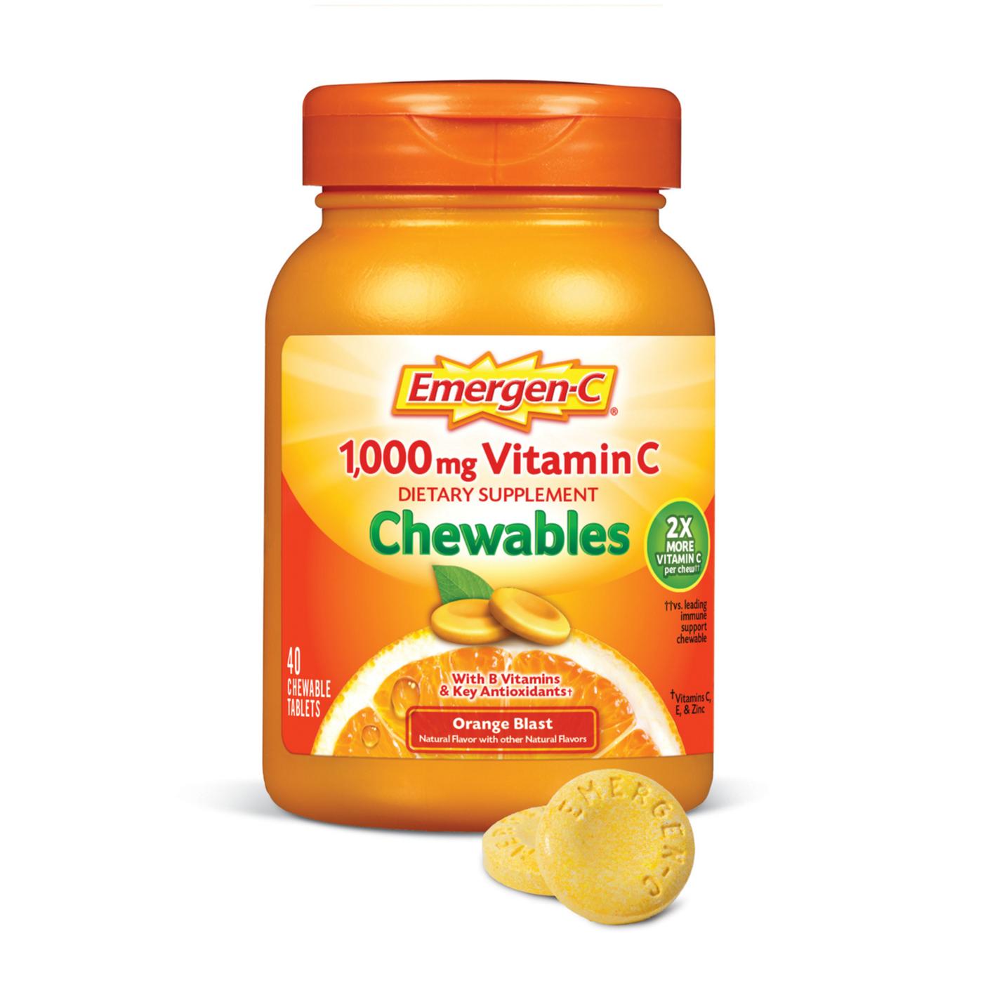 Emergen-C Vitamin C Chewable Tablets - 1000 mg; image 5 of 6