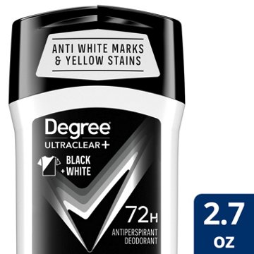 Degree Men 72 Hr UltraClear Antiperspirant Deodorant - Black+White, 2.7 oz