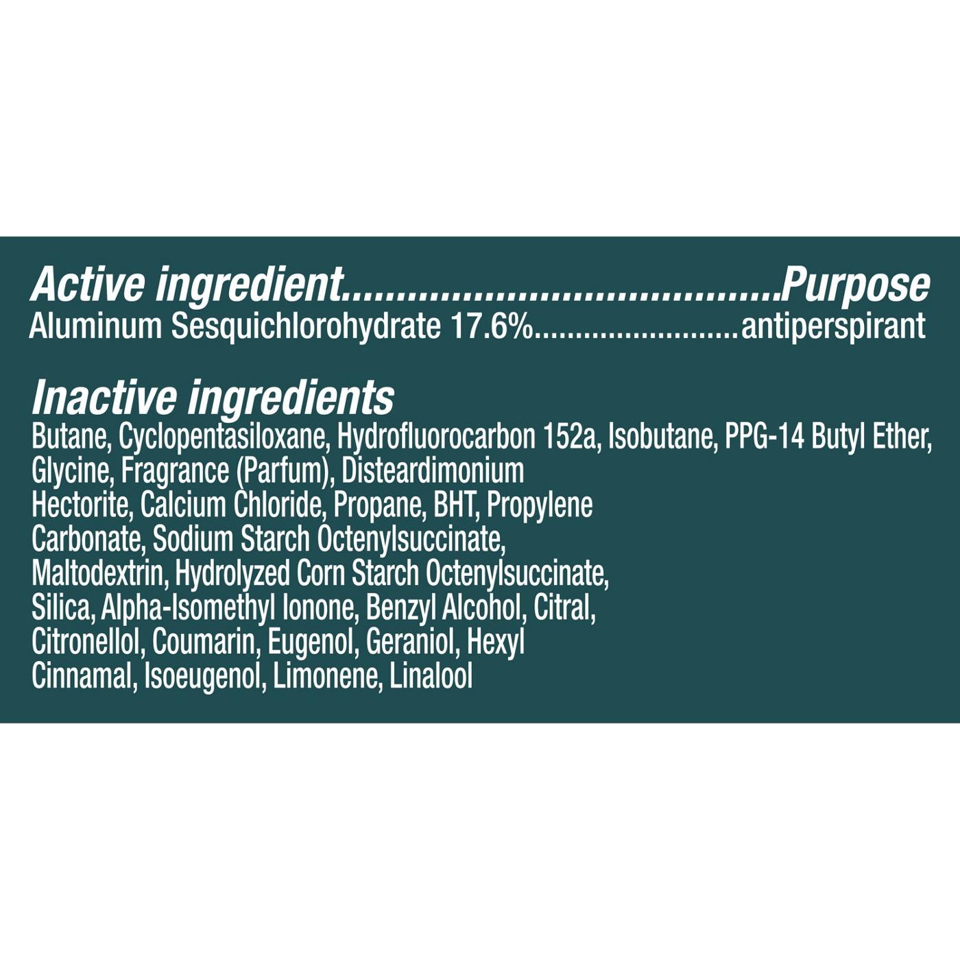 Degree Men 72 Hr Advanced Antiperspirant Deodorant Dry Spray - Cool Rush; image 7 of 8