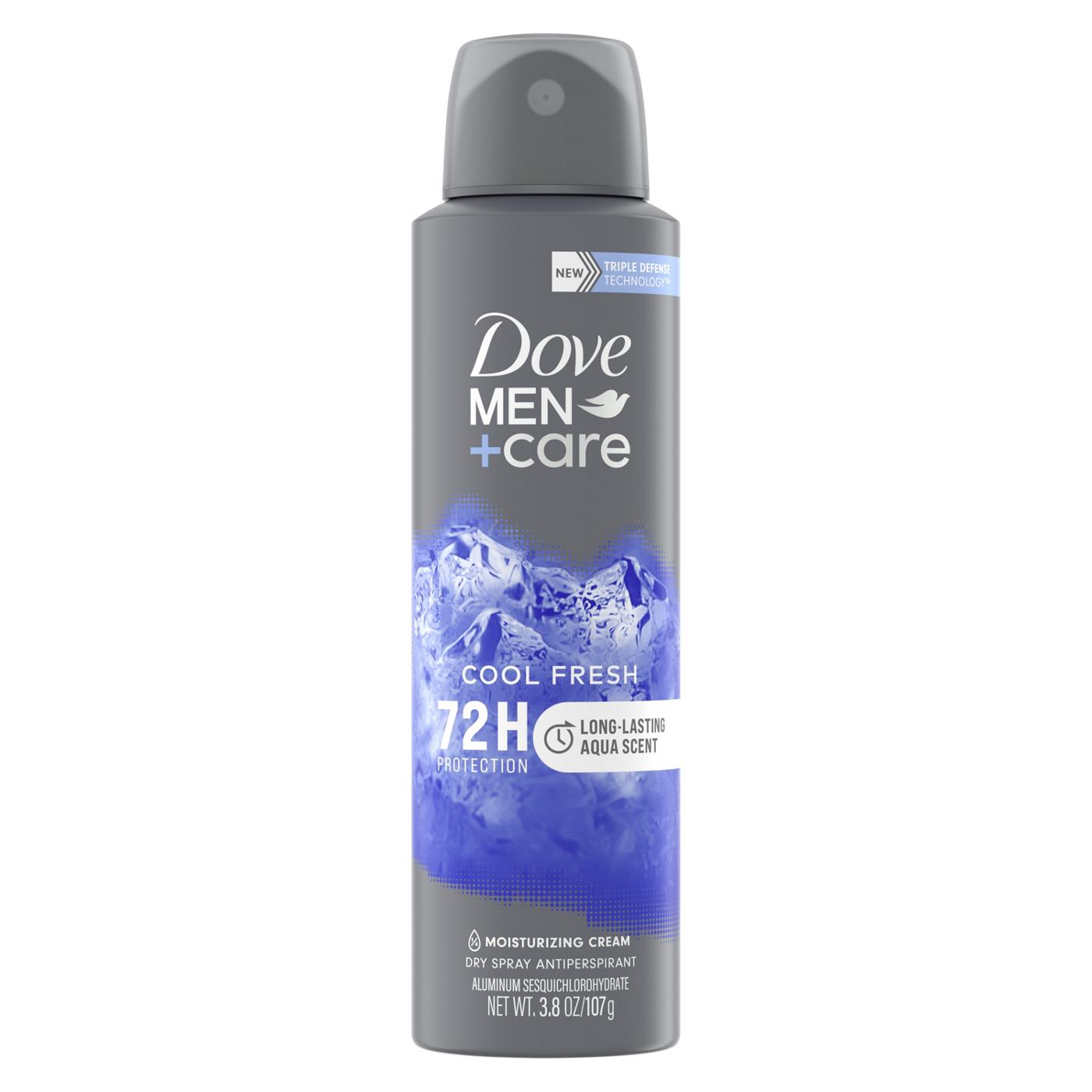 Dove Men+Care Antiperspirant Deodorant Dry Spray For Men Cool Fresh; image 1 of 7