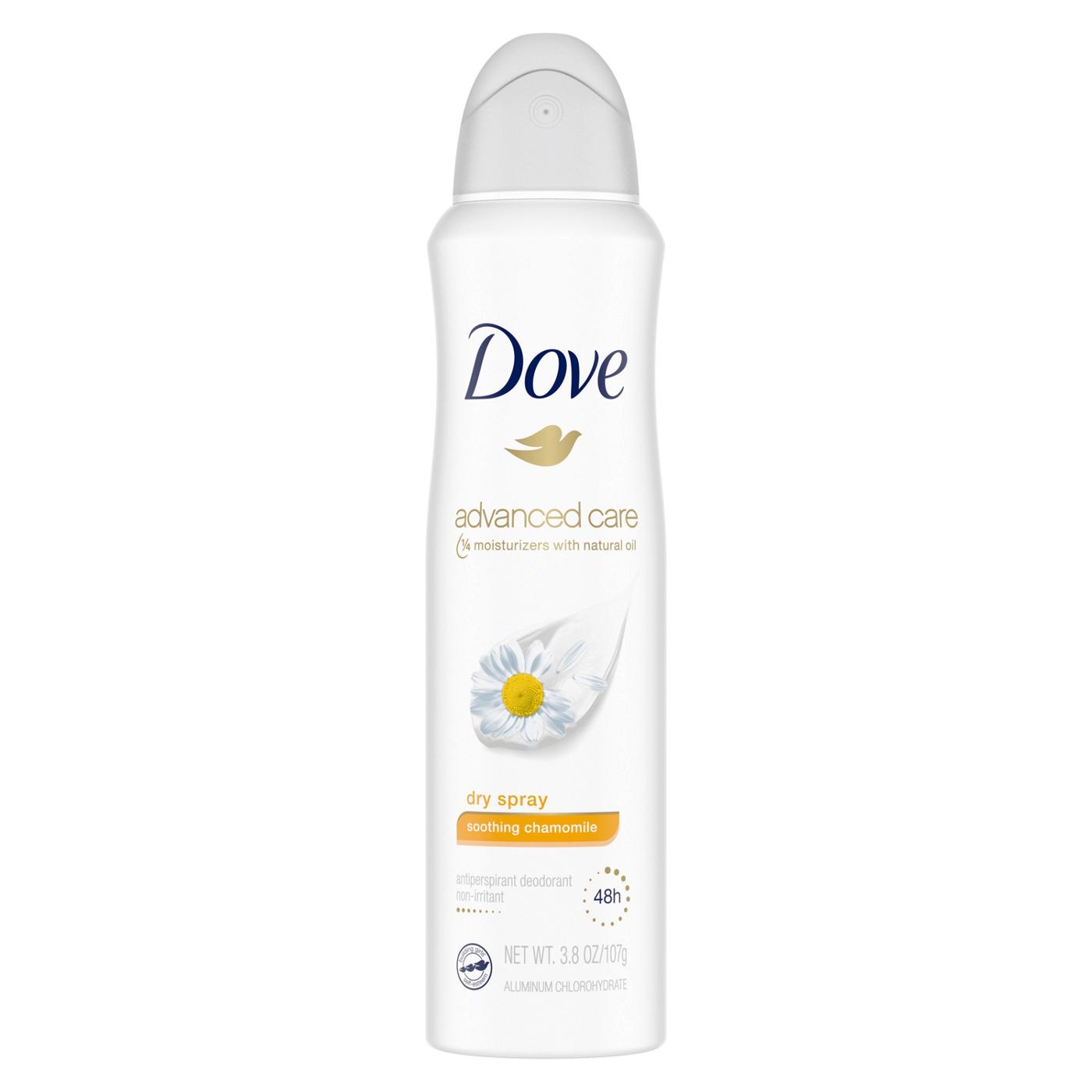 Dove Advanced Care Soothing Chamomile Dry Spray Antiperspirant Deodorant; image 1 of 3
