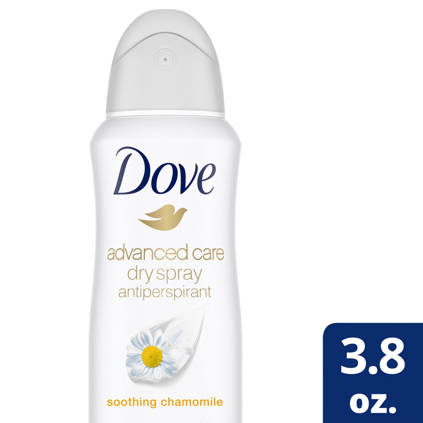 Dove Advanced Care Soothing Chamomile Dry Spray Antiperspirant Deodorant; image 2 of 3