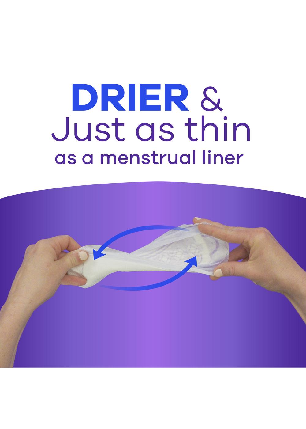 Always Discreet Incontinence Very Light Liners - Long Length; image 5 of 9