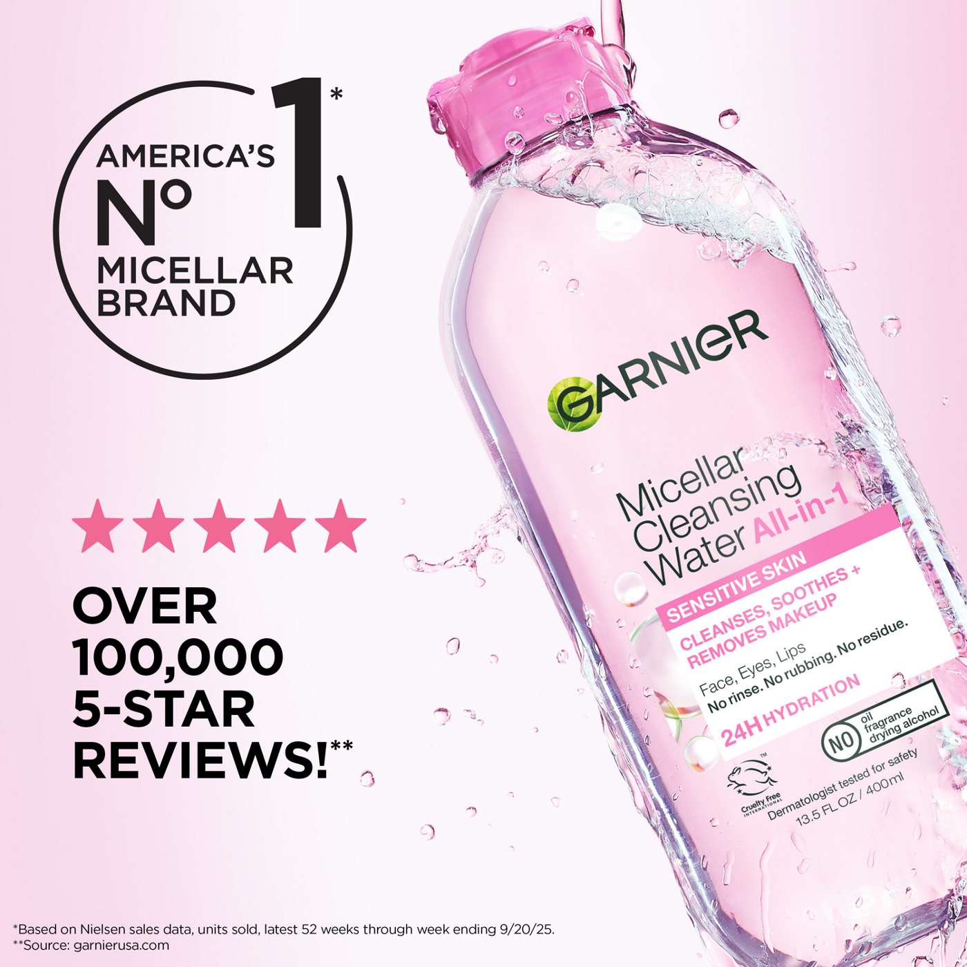Garnier SkinActive Micellar Cleansing Water, For All Skin Types; image 7 of 10