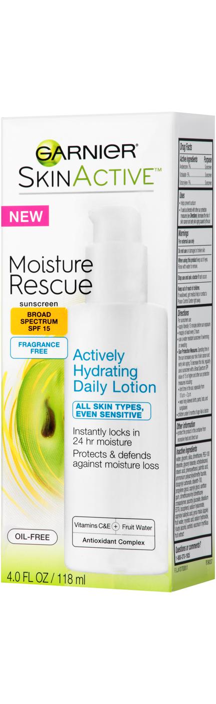 Garnier SkinActive Moisture Rescue Actively Hydrating Daily Lotion SPF 15; image 1 of 2