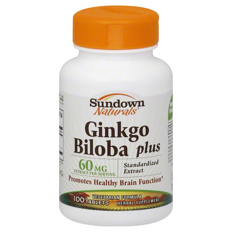 Buitenshuis Manhattan Spookachtig Sundown Naturals Ginkgo Biloba Plus 60 MG - Shop Vitamins & Supplements at  H-E-B