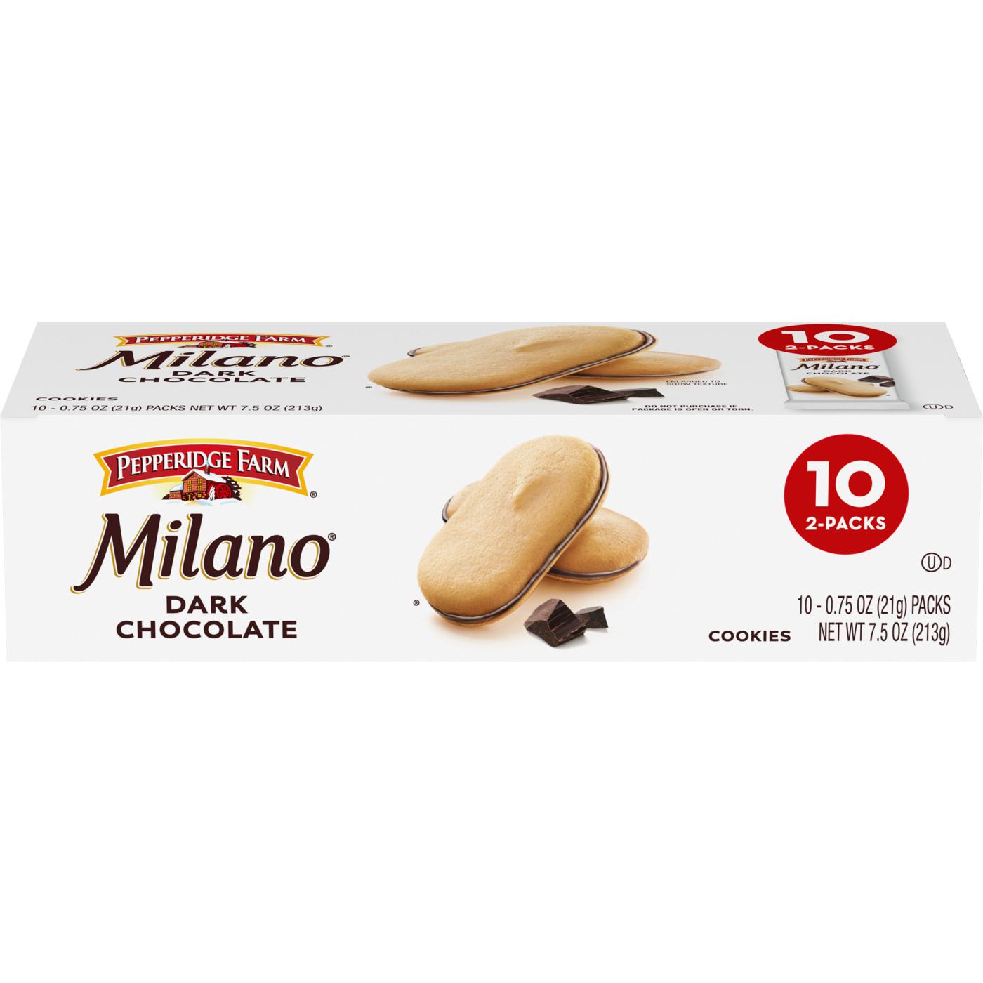 Pepperidge Farm Milano Dark Chocolate Cookies; image 1 of 6