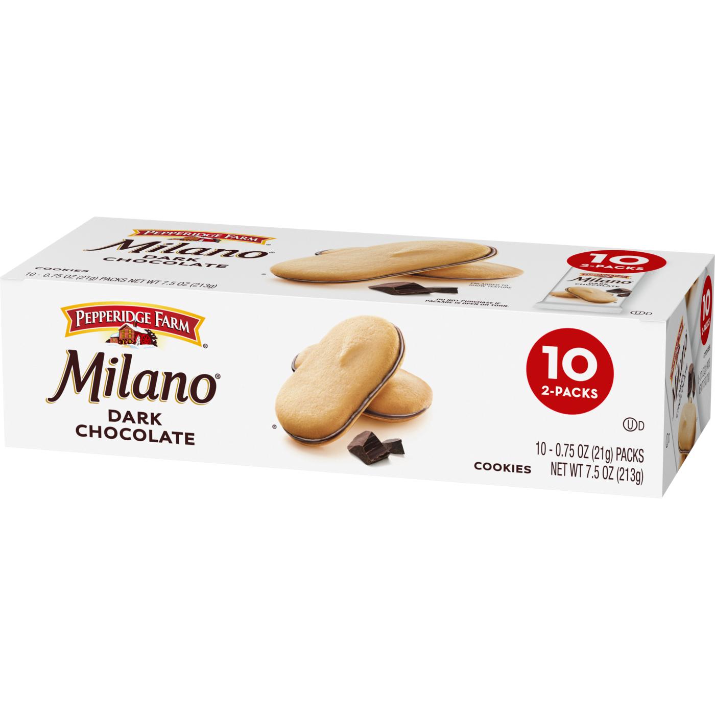 Pepperidge Farm Milano Dark Chocolate Cookies; image 2 of 6