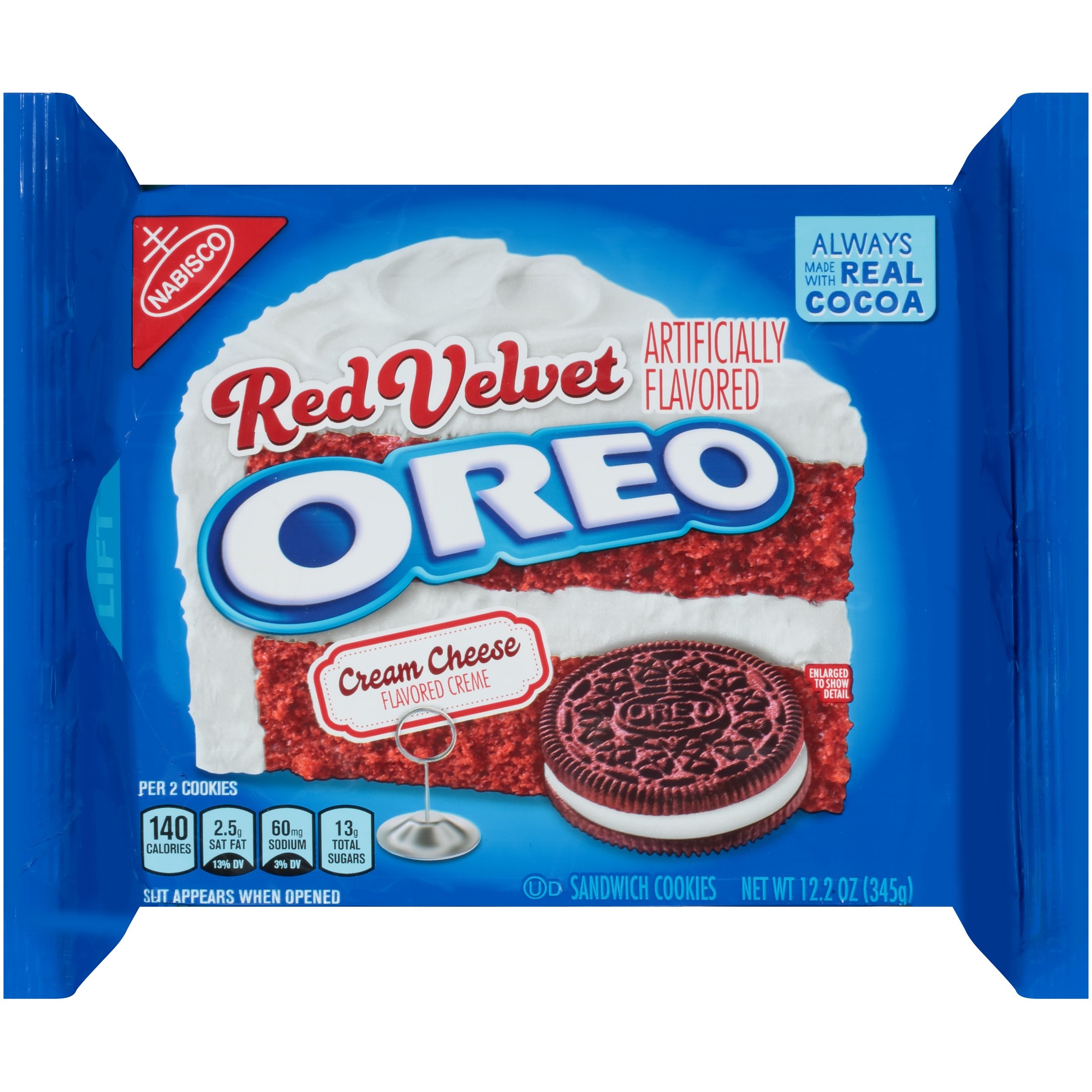 Nabisco Oreo Red Velvet Cream Cheese Creme Sandwich Cookies Shop Cookies At H E B