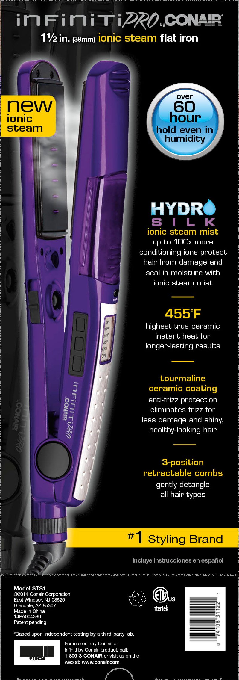 Infiniti pro by 2025 conair steam flat iron