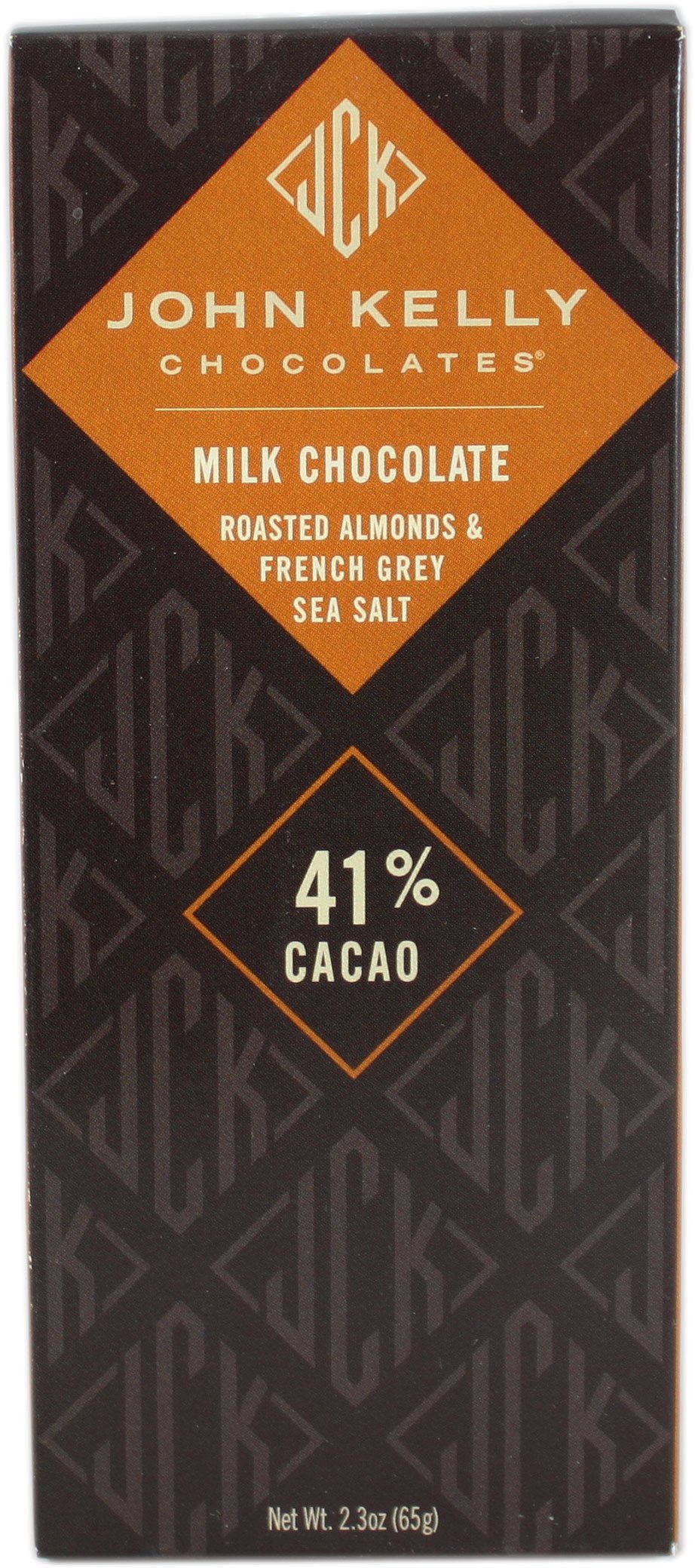 John Kelly Chocolates Almonds And French Grey Sea Salt Milk Chocolate Bar Shop At H E B 1730