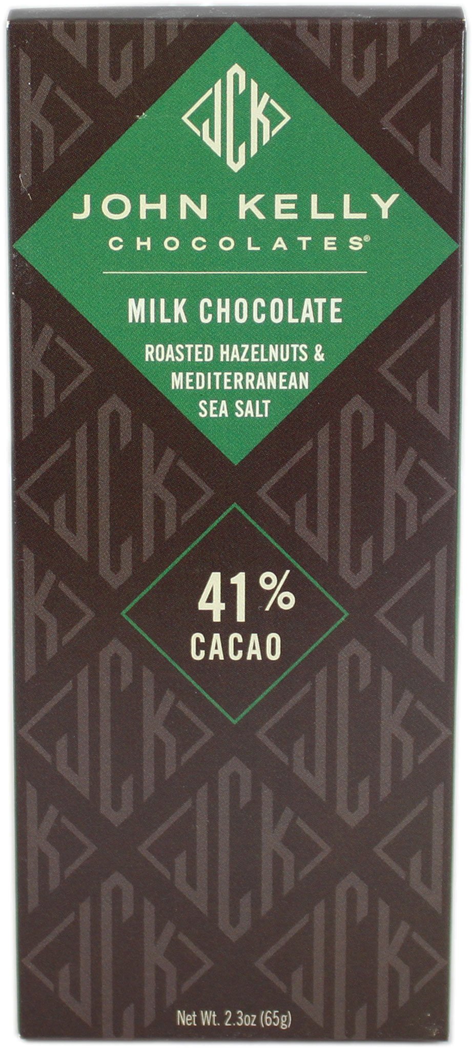 John Kelly Chocolates Hazelnuts & Mediterranean Sea Salt Milk Chocolate